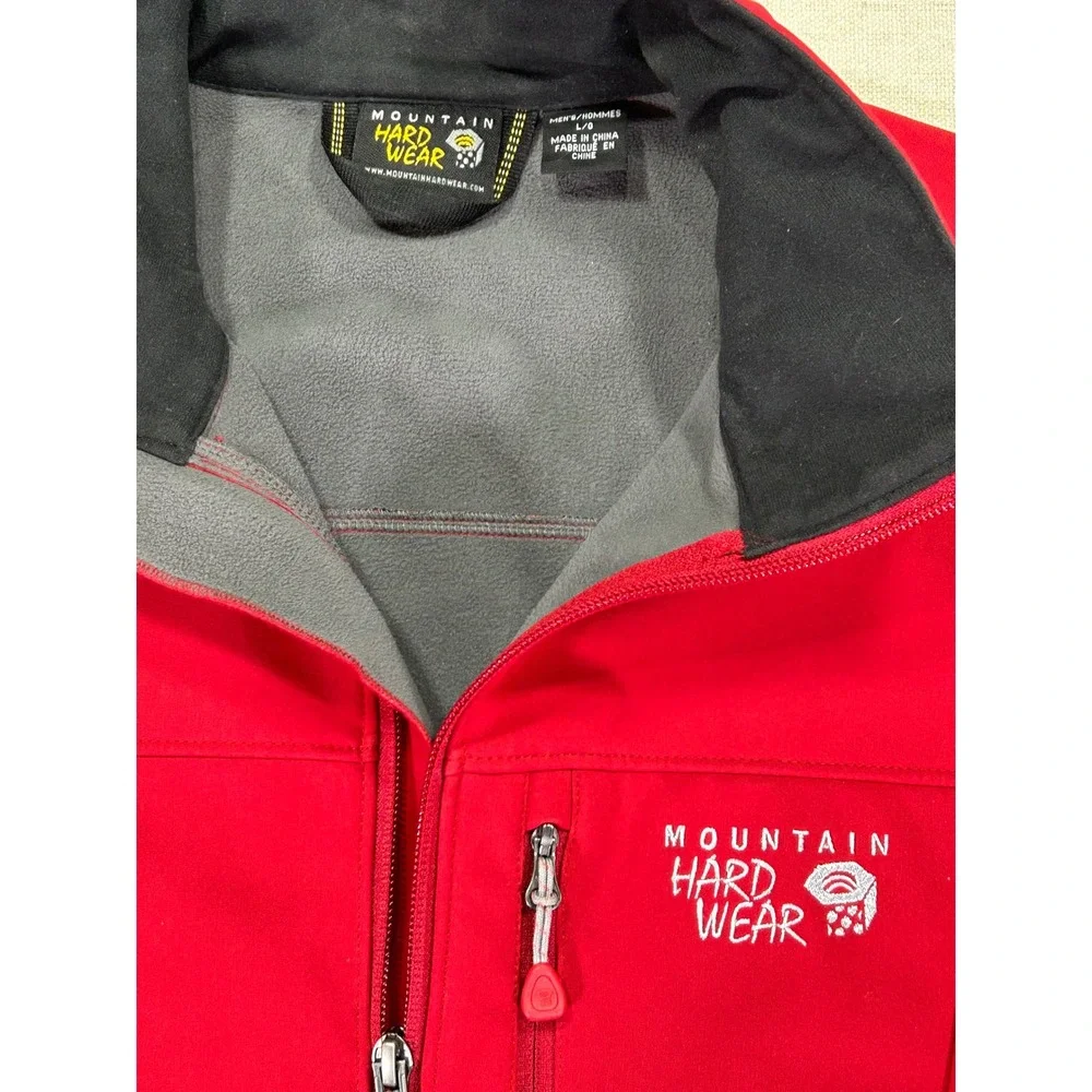 Mountain HardWear Men's Large Ski Snow Jacket OutdoorWear Soft Shell Performance